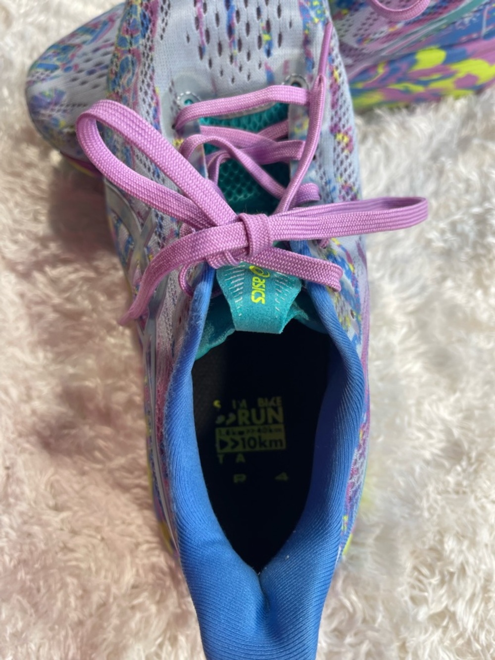 ASICS Multicolor Running Shoes with Pink Laces - Picture 9 of 12